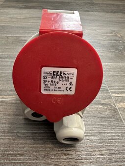 Zásuvka kombinovaná Bals 1018 32A/5P/400V/230V/16A IP44 - 3