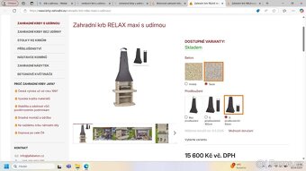 Zahradní krb Relax maxi s udírnou - 3