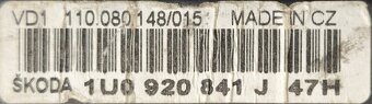 Budíky Octavia 1 nafta Maxidot 1U0920841J - 3