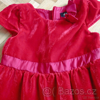 sváteční šaty H&M 104/110 - 3