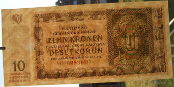 10 Korun 1942, těměř jako nová - 3
