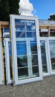 BALKONOVÉ DVEŘE PVC 1000x2280 mm - STARŠÍ - 2 KS - 3