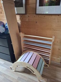 Houpačka Elis design + piklerové trojúhelník + prkno - 3