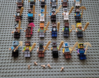 24x Minecraft minifigurky, vzhledove jako lego, 004 - 3
