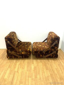 Retro kresla 70. léta rozkládací - 3