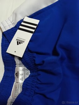 NOVÉ MODRÉ ADIDAS TEPLÁKY XS - 3