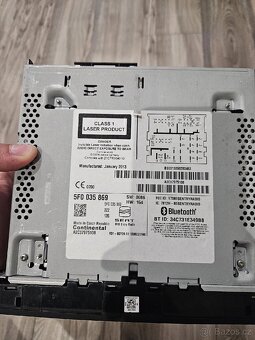 Prodám originální autorádio SEAT Leon 2013 (MK3/ 5F) - 3