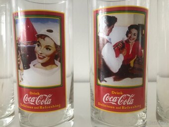 Coca Cola retro sklenicky - 6 ks - 3