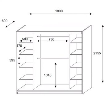 VELKÁ ŠOUPACÍ ŠATNÍ SKŘÍŇ - 3