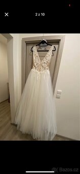 Svatební šaty velikosti 38 - 3