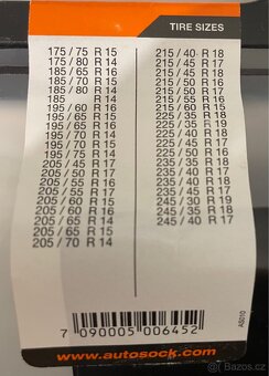 Textilní sněhové řetězy 645 - 3