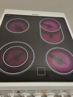 sklokeramický sporák, hodiny, vrtule, velké plotny - 3