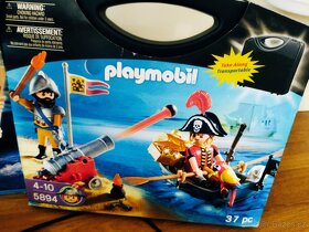Playmobil Pirátská loď+ motor + piráti 6678,55365894. - 3