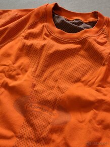 -NOVÉ- Funkční bezešvé oranžové triko Klimatex – vel. S, M - 3