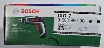BOSCH IXO 7 Basic Akumulátorový šroubovák 06039E0020 NOVÝ - 3