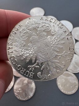 Stříbrná mince Levantský tolar Marie Terezie 1780  (novoražb - 3