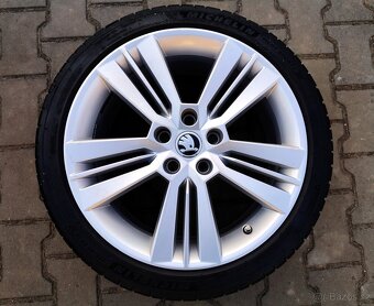 Alu kola originál Škoda Octavia II, III, RS 5x112 R18 - 3