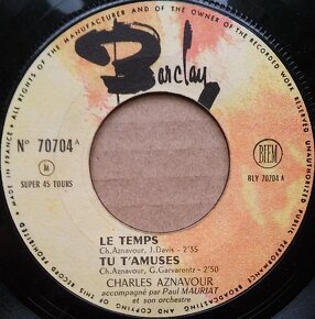 Charles Aznavour – Le Temps (EP) - 3