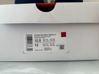 Běžecké boty Nike Vaporfly 4% – velikost 44,5 - 3