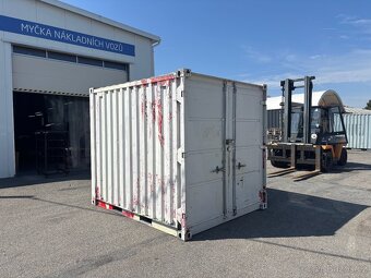 Skladový kontejner 10´ / 3m délky / regály a elektro. - 3