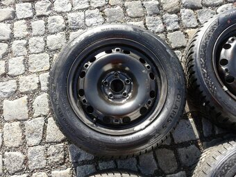 ZIMNÍ PNEU + DISKY 185/60R15 VW SEAT ŠKODA 15" - 3