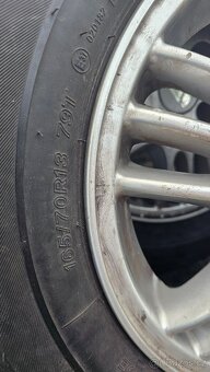 Letni pneu na alu 165 / 70 / 13 - 3