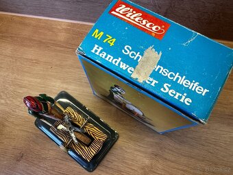 Parní stroj - Bruska na nůžky WILESCO M74 z roku 1975 - 1990 - 3