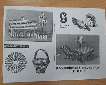 Retro stavebnice SEKO 1 - 3