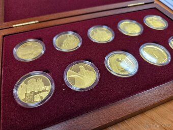 Zlaté mince ČNB - Hrady 2016-2020, Proof - 3