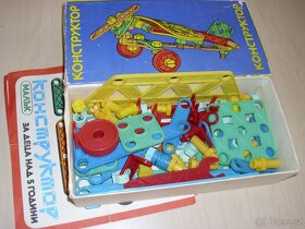 Retro kostky TOFA Abeceda Chemoplast,Tatra stavebnice Seva A - 3