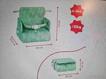 Přenosná - cestovní dětská židlička - 3