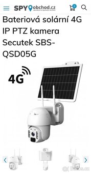 Solární kamera Secutek 4G - 3