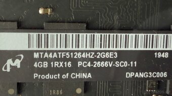 Apple iMac 27 - originál Micron paměti 8GB (2x4GB) - 3