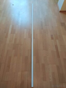 Krásné bílé lišty kuchyňské pracovní desky, nové, 2 ks - 3