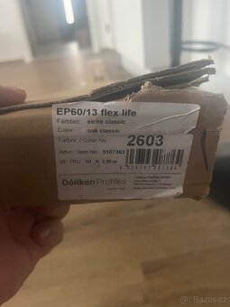 Podlahová sokl lišta EP60/13 flex life 2603 - 3