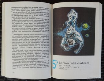 kniha Mimozemské civilizace - obal a ilustrace Kája Saudek - 3