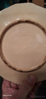 Starožitný dezertní talíř Schűtz Blansko - 3