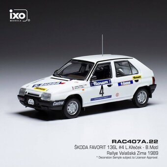 Modely Škoda Rallye Favorit, 130 a další 1:43 IXO - 3