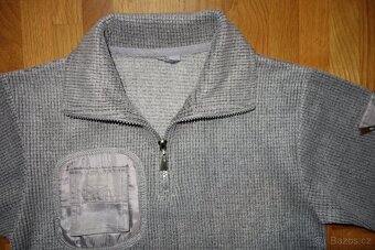 Chlapecká šedá fleesová mikina ve.122 - 3