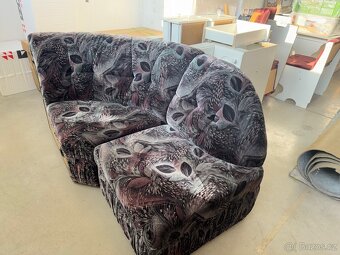 Rohová rozkládací sedačka - 3