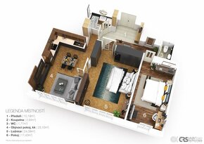 Pronájem bytu 3+kk, 78 m2 - Praha 2 - Nové Město - 3
