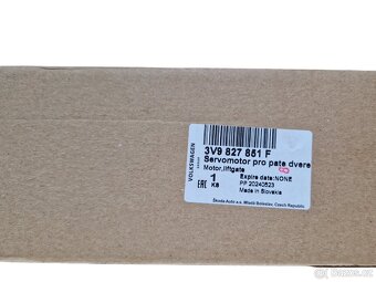 Elektrická vzpěra pátých dveří Superb 3 3V9827851F - 3