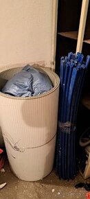 Bazén 5m,,výška85cm - plech výška 89cm kruch asi 5m - 3