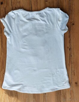 Dívčí tričko H&M vel. 134/140 s převracecími filtryr - 3