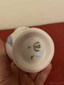 Růžový porcelán - váza Haas & Czjzek, secese - 3