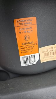 Britax Roamer King ECE 9-18 kg + novy potah - 3