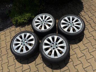 Originál 17″ ALU kola Škoda + zimní pneu 225/45/17 - 3