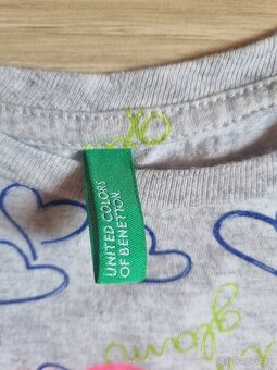 Dívčí tričko Benetton 7 /8let - 3