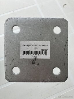 Prodám kovové patky například na pergolu, altán atd. - 3