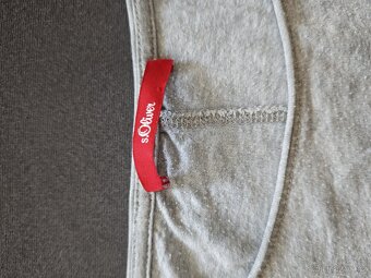 Šedé tričko s ananasy s krátkým rukávem - 3